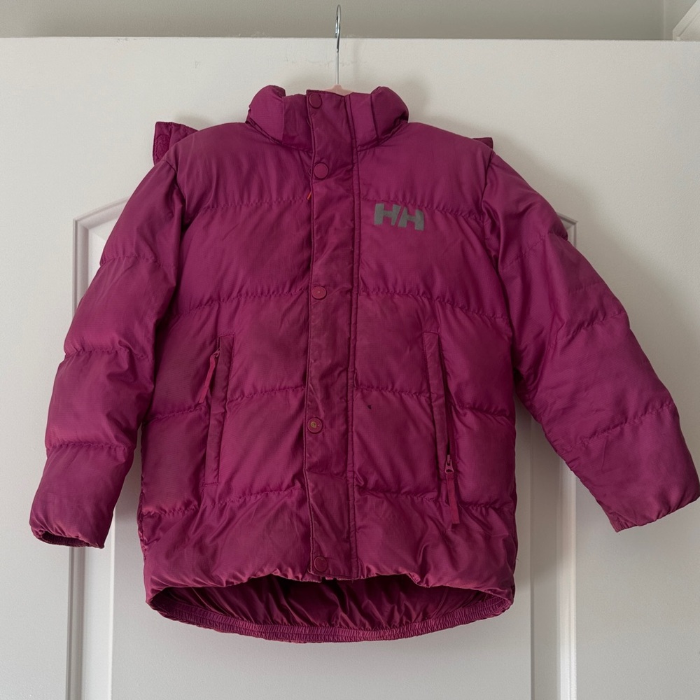 Helly Hansen Kids' Magenta Puffer Coat